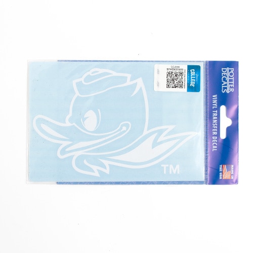 Fighting Duck, Potter Decals, Decal - Transfer Decals, Home & Auto, 4", Monochrome, Vinyl, 141468, White